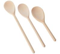 Tala Wooden Spoon Set, FSC Beechwood, Perfect for All Cooking and Baking Need and Perfect for use with Non-Stick Bakeware