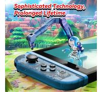 Talacone Wireless Controller für Switch,Replacement Controller für Switch/OLED/Lite mit Dual Vibration/Wake-up/Motion Control/Screenshot Blue&Red
