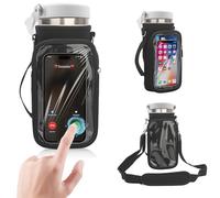 Taladad for Stanley Iceflow Flip Straw Tumbler 30 oz, Water Bottle Cup Holder Cover Carrier Sling Bag with Strap, Pouch Pocket for Phone/Accessories, add Handle for Stanley Flip Straw, Neoprene
