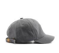 talajee Summer Short Brim Vintage Baseball Cap Adjustable Unstructured Washed Distressed Cotton Blank Dad Hat for Men & Women, Grey, One Size