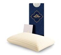 Talalay 100% Natural Premium Latex Pillow, Helps Relieve Pressure, No Memory Foam Chemicals, Perfect Package Best Gift with Removable Tencel Cover