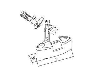 Talamex Dropnose Pin Support