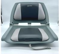Talamex Grey Plastic Folding Boat Helm Fishing Seat With Cushion