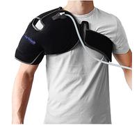 TalarMade Adjustable Shoulder Joint Support Ice Pack Brace | Air Pump Technology for Customised Compression | Ideal for Sports Physio Rehab Sprains Strains Pain Post Op Recovery | One Size Fits All