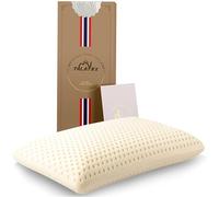 Talatex Natural Dunlop Latex Pillow, Medium Firm Support Helps Relieve Pressure, Neck and Shoulder Pain, No Memory Foam, Perfect Sleep Gift for Side & Back Sleepers (Extra Firm, Standard(60×40×13)cm)