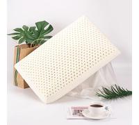 Talatex Natural Dunlop Latex Pillow, Medium Profile Helps Relieve Pressure, Neck and Shoulder Pain, No Memory Foam Chemicals, Perfect Package Best Gift (Medium Firm, Standard(60×40×13) cm)