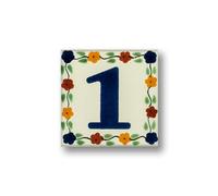 Talavera Tile Hand Painted 2"X2" Traditional Confeti Mexican Talavera 25 Psz Set Colorful Designs Original Ceramic Glazed Mosaic Tile for Home Projects Wall Decorative Pieces (Dia de muertos)