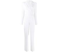 Talbot Runhof long-sleeve wrap-design jumpsuit - Black 34-38-40-46