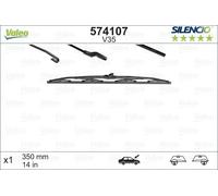 Talbot Simca 1100 Wiper Blade 71-75 (574107) OEM Valeo