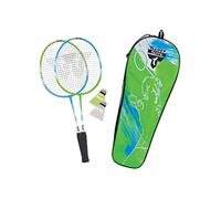 Talbot Torro 2-Attacker Junior Badminton Set, for Children, 2 Shortened Rackets 53 cm, 2 Shuttlecocks, in a Beautiful Bag, 449410