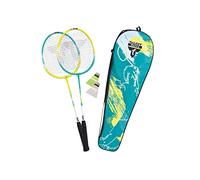 Talbot Torro 2-Fighter Premium Badminton Set, 2 Light and Practical Aluminum Rackets, 2 Shuttlecocks, in a Beautiful Bag, 449412