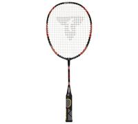 Talbot Torro ELI Mini Badminton Learning Racket, Shortened Length 53 cm, Learning Handle, Drop Head, Ideal for Sport and School Training, Black/Yellow/Red, 419612