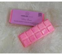 Talco Rosa Wax Melts | 1x 10 Cavity Luxury Handcrafted Clamshell/Snap Bar | Over 40Hrs Burn Time Per Clamshell | Vegan & Pet Friendly | Cruelty & Eco Friendly | Handcrafted UK