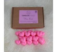 Talco Rosa Wax Melts | 20pcs Strong Scented | Luxury Gift Set Wax Melts | Over 100Hrs Burn Time Per Box | Vegan & Pet Friendly | Cruelty & Eco Friendly | Handcrafted UK