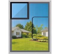 TALCON Custom Sizes Cat Pets Protection Window Guard with Zipper, Self-Adhesive Window Net, No-Drill Fly Screens for Windows, Keep the Air Circulating, Window Mesh for Cats