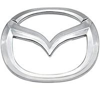 TALCUS Car Steering Wheel Badge Sticker, for Mazda 3 6 CX-3 CX-5 CX-9, Emblem Logo Sticker, Styling Modification, Interior Accessories,Silver