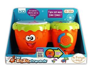 Taldec Zinzin Instruments S12870 Musical Instrument Bongo Gogo