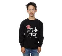 Tale As Old As Time Rose Sweatshirt Disney Black 9 Years