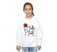 Tale As Old As Time Rose Sweatshirt Disney White 12-13 Years