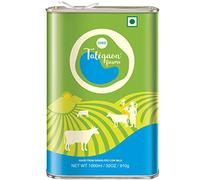 Talegaon Farms Pure Cow Ghee | Vedic Bilona Method | Glass Bottle | Traditional Quark Fired | Premium Artisan Desi-Ghee | Diet Friendly | No Additional Preservatives (1 Litre