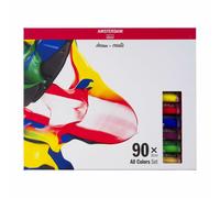 Amsterdam Standard Series Acrylic Paint Set | Complete Trial Set (90 x 20 ml Tubes) | All Colors