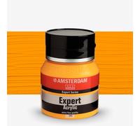 Amsterdam Expert Series Acrylic Paint Jar 400 ml - Permanent Yellow Deep 285 - Heavy Body, High Lightfastness, Artist Quality