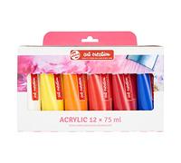 Talens Art Creation Acrylic Paint Set, 12 Colors (75 ml tubes) | Painting for Adults