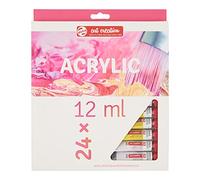 Talens Art Creation Acrylic Paint Starter Set, 24 Colors (12 ml tubes) | Painting for Adults