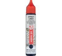 Talens Art Creation Effect Liner - 28 ml Elegant Black - 3D Relief Liner for Textiles and Surfaces - Washable at 40°C - Suitable for Pearlescent Effects