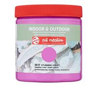Talens Art Creation - Indoor & Outdoor Universal Satin Gloss Paint Stunning Violet 250 ml - Multi-Surface丨Fast-Drying丨Water-Resistant