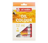 Talens Art Creation Oil Paint Starter Set with 8 Colors (12 ml tubes) | Painting for Adults