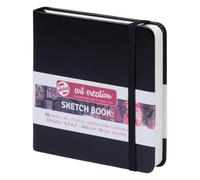 Talens Art Creation Sketchbook Black 12X12 cm, 140 Grams