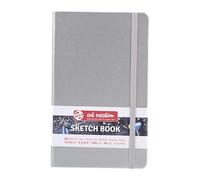 Talens Art Creation Sketchbook 80 Sheets, 13 cm x 21 cm Size, Shiny Silver