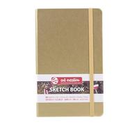 Talens Art Creation Sketchbook 80 Sheets, 13 cm x 21 cm Size, White Gold