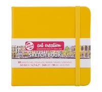 Talens Art Creation Sketchbook 80 Sheets, 12 cm x 12 cm, Golden Yellow
