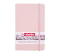 Talens Art Creation Sketchbook - Pastel Pink 13x21 cm - 140 g - 80 Sheets - Acid-Free Drawing Paper - Ideal for Pencil, Pastel, Acrylics, Ink