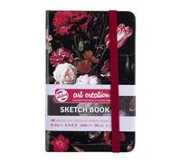 Talens Art Creation - Sketchbook Still Life with Flowers in Glass vase - 9x14cm - 140g - 80 Sheets - Drawing Paper