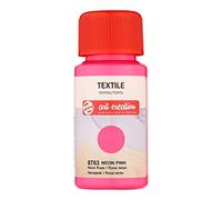 Talens Art Creation Textile Paint - Neon Pink 8703-50 ml Fabric Paint for Light Fabrics 50% Cotton - Upcycle Clothing & Accessories