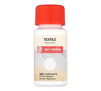 Talens Art Creation Textile Paint - Pure White 1001-50 ml - For Light-Coloured Fabrics - Easy Fabric Customization