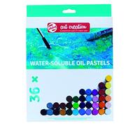 Talens Art Creation Water-Soluble Oil Pastels Set with 36 Colors | Water-Mixable Crayons
