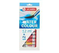 Talens Art Creation Watercolor Paint Starter Set with 12 Colors (12 ml tubes) | Painting for Adults