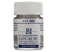 Talens Gouache Extra Fine Quality - 16 ml Silver 800 - Highly Pigmented Matt Finish Paint