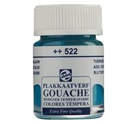 Talens Gouache Extra Fine Quality - 16 ml Turquoise Blue 522 - High Pigment Matte Finish Paint