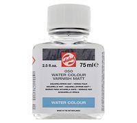 Talens Matt Watercolour Varnish 050 75 ml (24285050), White, 6