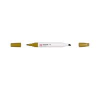 Talens | Pantone Marker 118 | Dual-Tip Pen with Brush and Chisel Nib | Water-Based, Pigmented Ink in 108 Pantone Colors