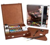 Talens - Van Gogh Oil Colour Wooden Box Set Inspiration - 14 x 40ml Tubes
