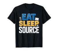 Talent Acquisition Eat Sleep Source Candidates Repeat T-Shirt