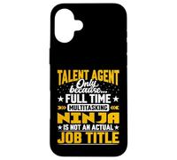 Talent Agent Job Title - Funny Talent Representative Manager Case for iPhone 16 Plus