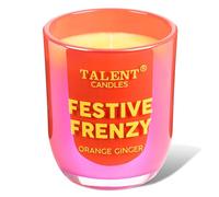 TALENT Scented Candles - Luxury Collection of Natural Soy Aromatherapy Candles, Ideal Candles Gifts for Women and Men, Orange Ginger