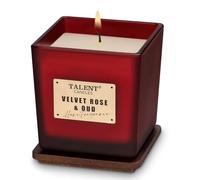 TALENT Scented Candles, Soy Candles for Home Scented, 7.05oz, Aromatherapy Candles with Lid, Candle Gifts, Velvet Rose & Oud